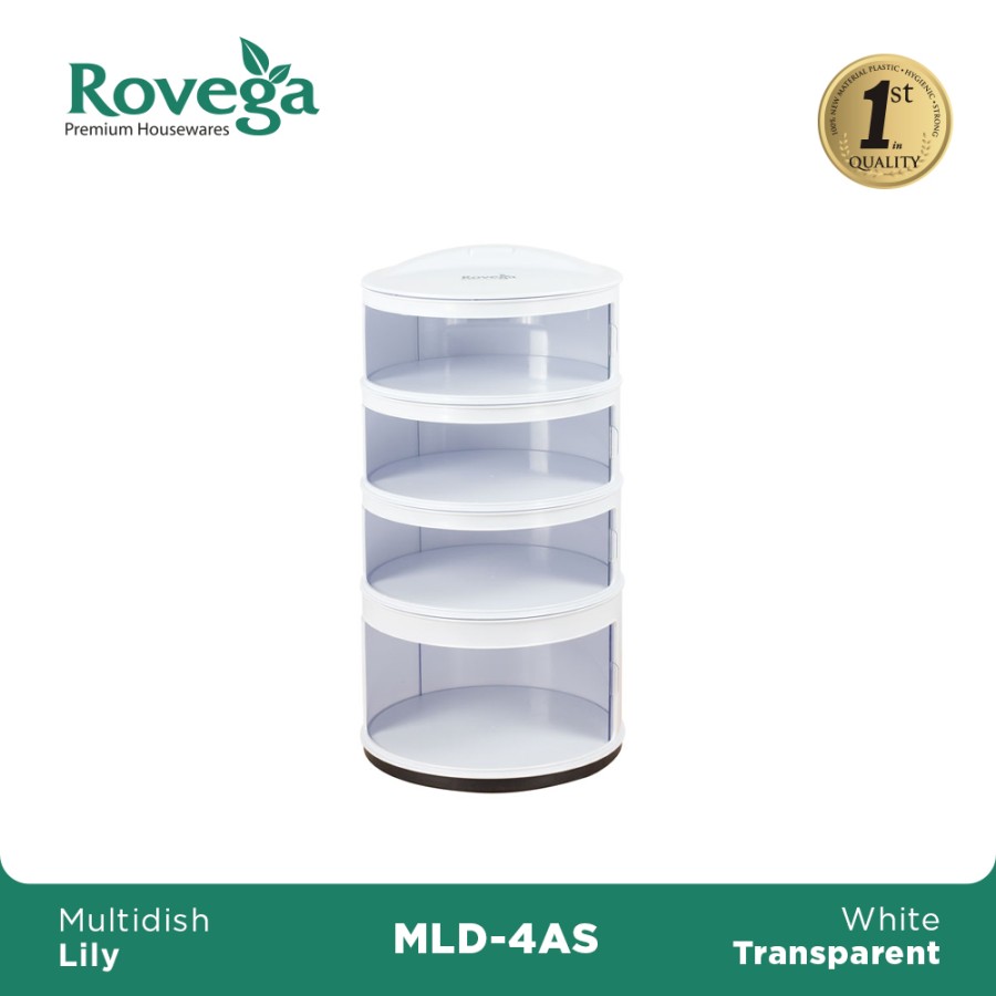 Rovega Tempat Penyimpanan Makanan 4 Susun Multilayer Food Grade MLD4AS-image