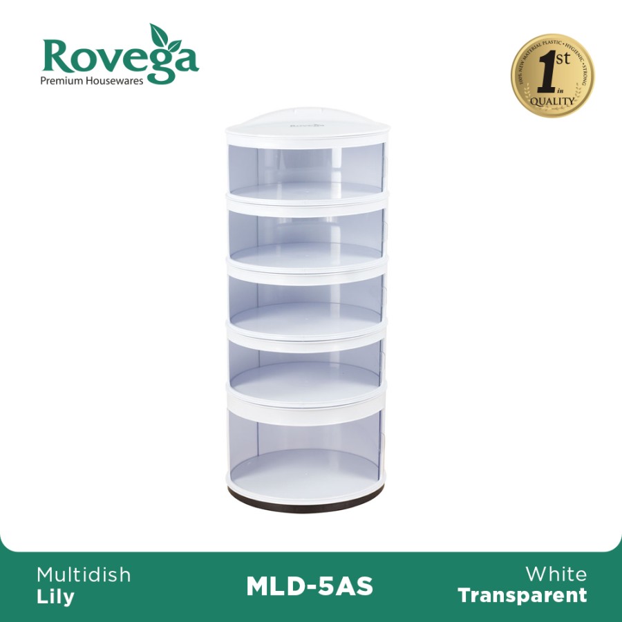 Rovega Tempat Penyimpanan Makanan 5 Susun Multilayer Food Grade MLD5AS-image